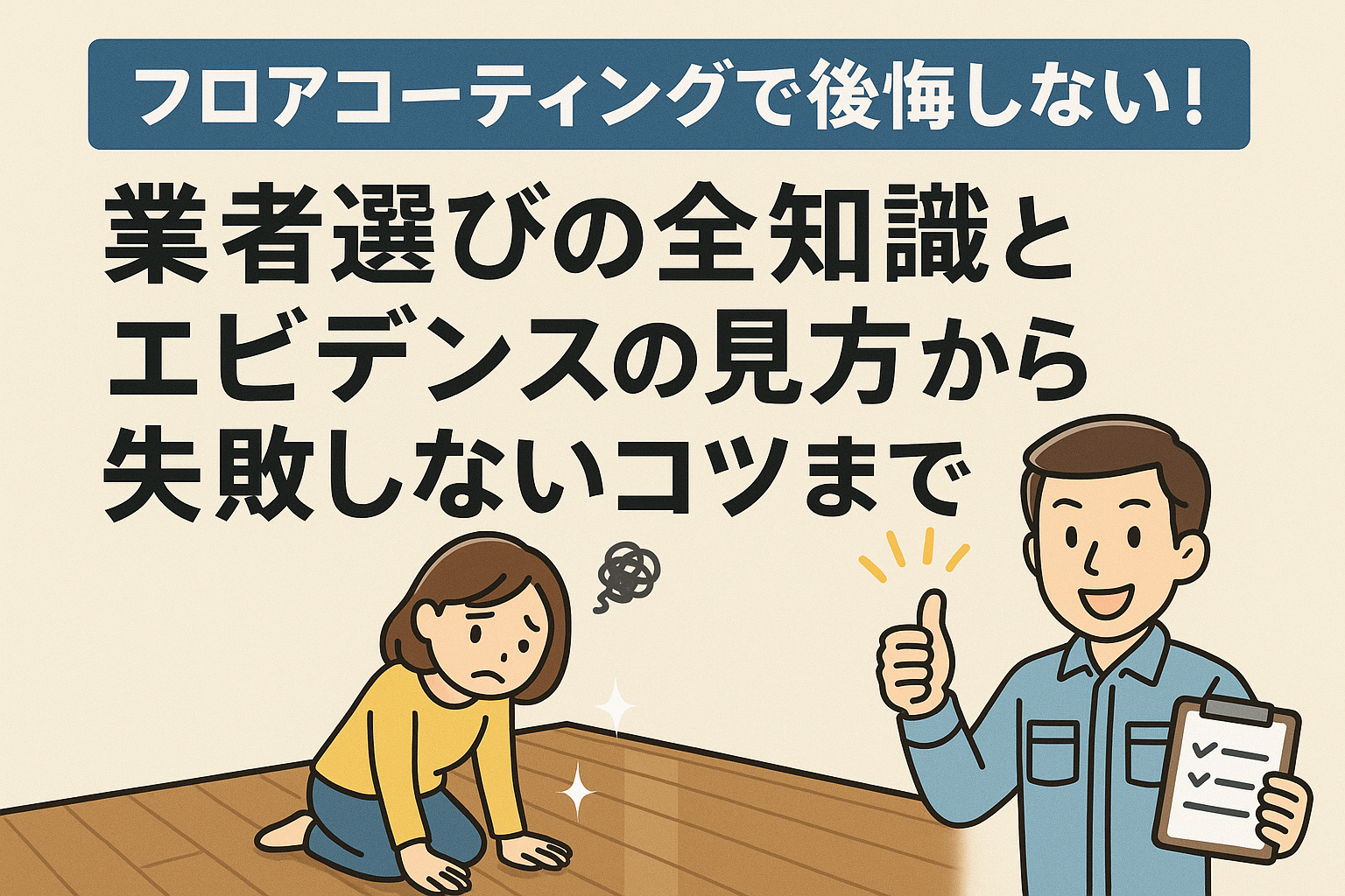 経年劣化プレキンM&Mガラス フロアコーティングで後悔しない！業者選びの全知識｜エビデンスの見方