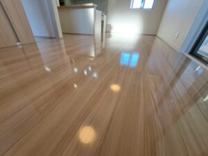 シリコンフロアコーティング_施工後