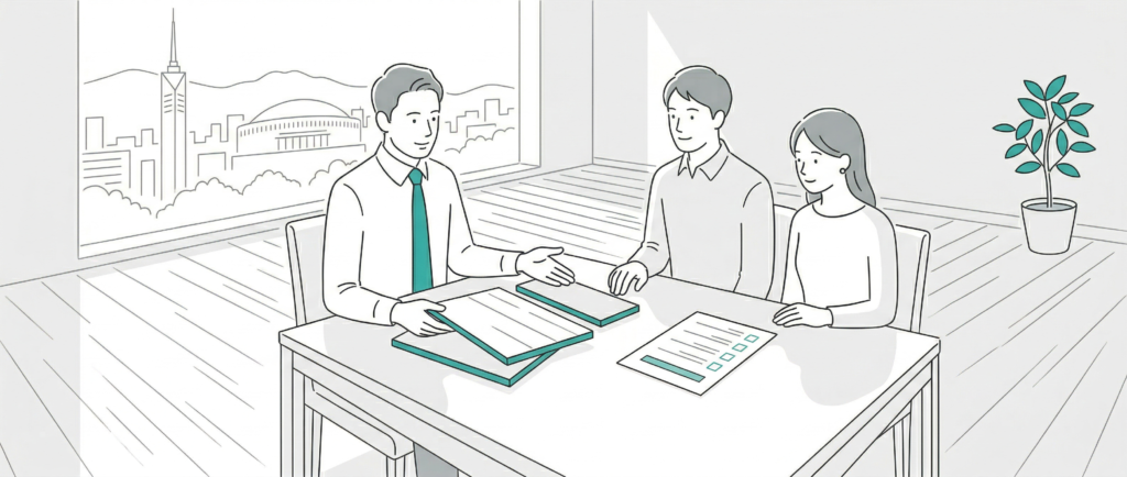 フロアコーティングの塗膜が床材を保護するバリアとなる仕組みのイメージ図