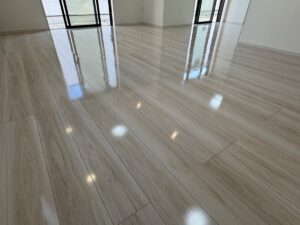 【施工後】栃木県宇都宮市 ご新築戸建て Ｌ様邸 シリコンフロアコーティング施工事例 M&Mフロアコーティング施工済み