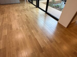 【施工前】東京都品川区 ご新築戸建て Ｏ様邸 ワンニャンすべらんフロアコーティング施工事例 施工前