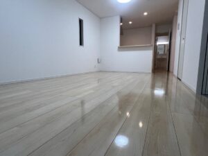 【施工後】栃木県鹿沼市 ご新築戸建て Ｌ様邸 シリコンフロアコーティング施工事例 M&Mフロアコーティング施工済み