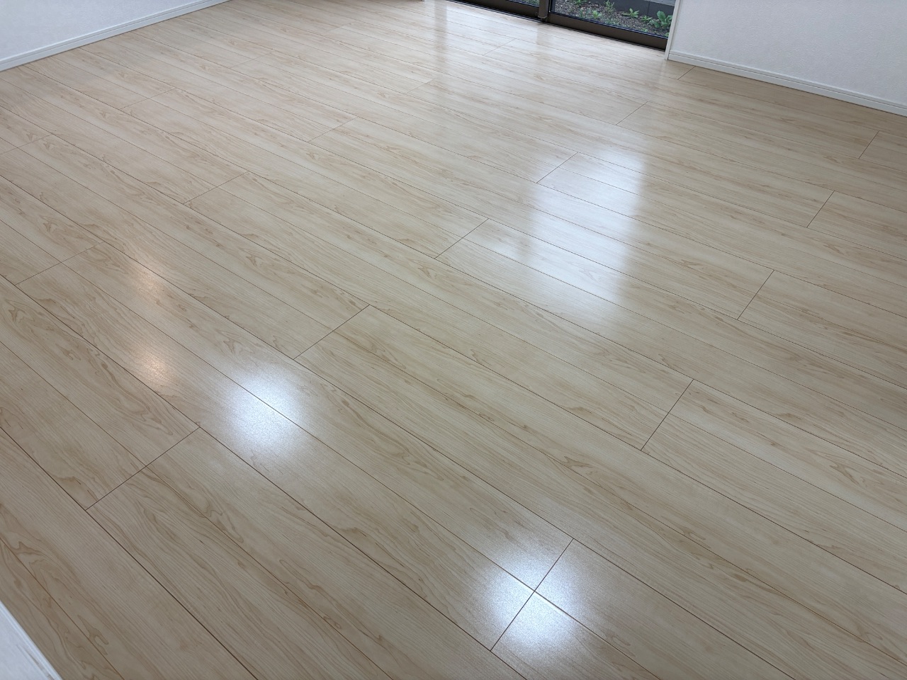 【施工後】栃木県小山市 ご新築戸建て Ｌ様邸 シリコンフロアコーティング施工事例 M&Mフロアコーティング施工済み